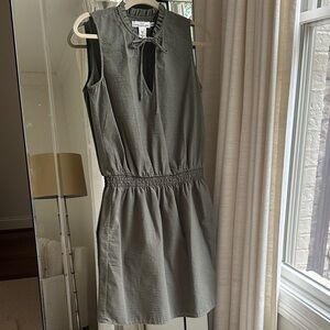 H and M fun Olive Green Sleeveless Dress